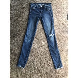 H&M super skinny low waist jeans